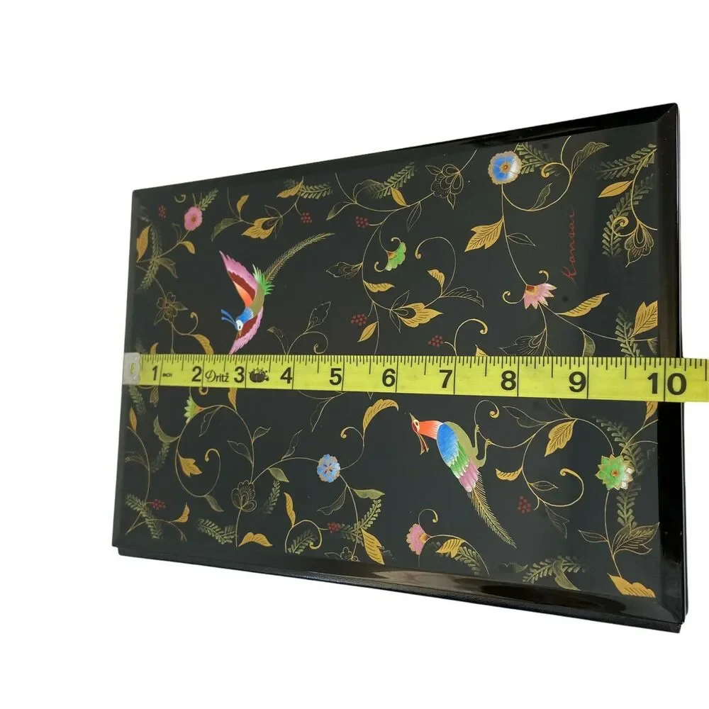 Address Book New Kansai Urushi Japanese Black Kansai Yamamoto Lacquer Floral